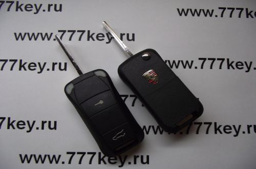 Porsche Cayenne 2 button Flip Remote Key Case  38/1