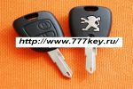 Peugeot 2 Button Remote Key Blank  24/2
