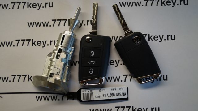     3  433.92 Mhz Volkswagen  5G6 959 752 AB Megamos AES Keyless Go  30/70