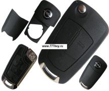 Opel 2 button Remote case  HU100  23/2