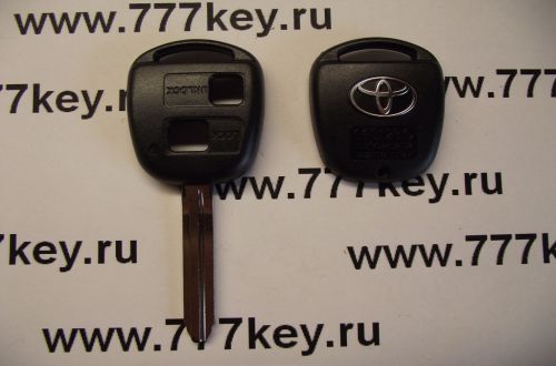 Toyota TOY43 2   Remote Key Blank New Style with SilverLogo  29/4