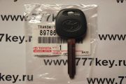 Toyota Transponder Key H    4D-120 bit  29/85